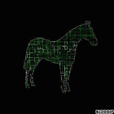 rotating horse gif